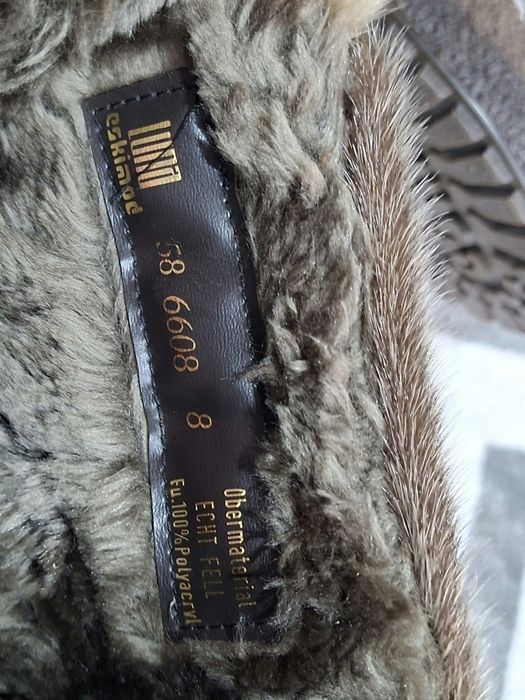 Cizme din blana naturala 42