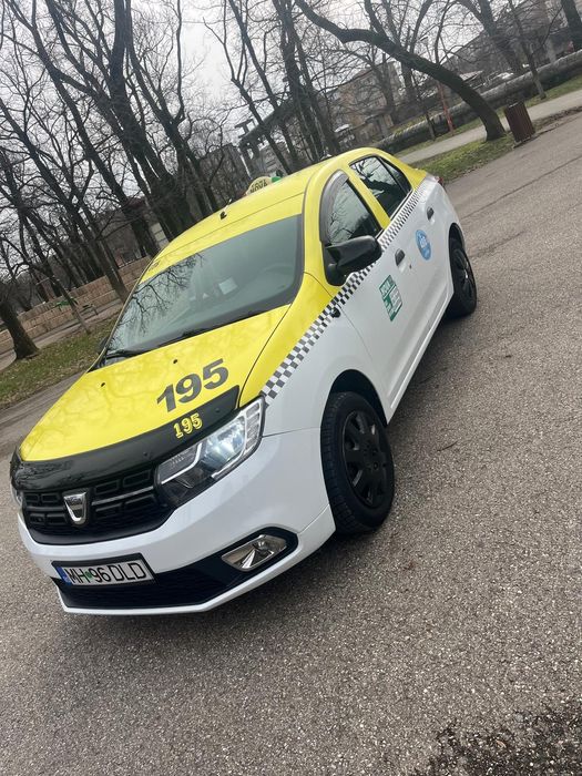 Vând firma taxi cu mașina Dacia logan ,motor 1.0 l , gaz omologat 2020