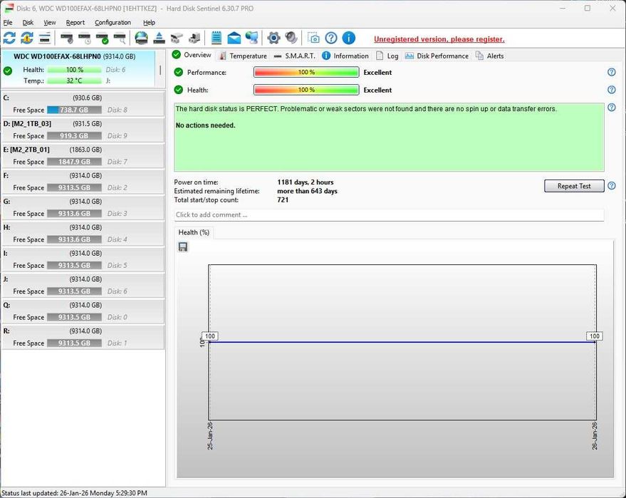 2бр. HDD Western Digital Red 10TB с до 2г. гаранция