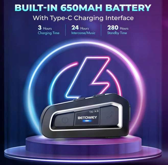 Мотоциклетна комуникационна система TK-X2, двойна