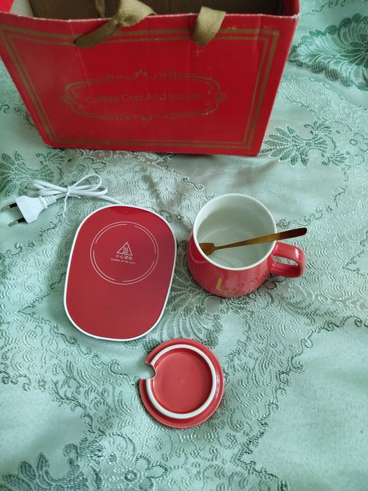 Кружка с подогревом 300 мл янги