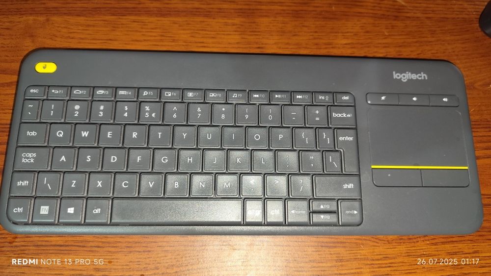 Tastatura Logitech K400 Plus Wirless - Negru