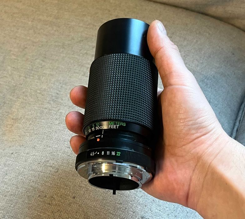 Obiectiv Vivitar 70-210mm f4.5 MC Macro Focus montura Minolta MD