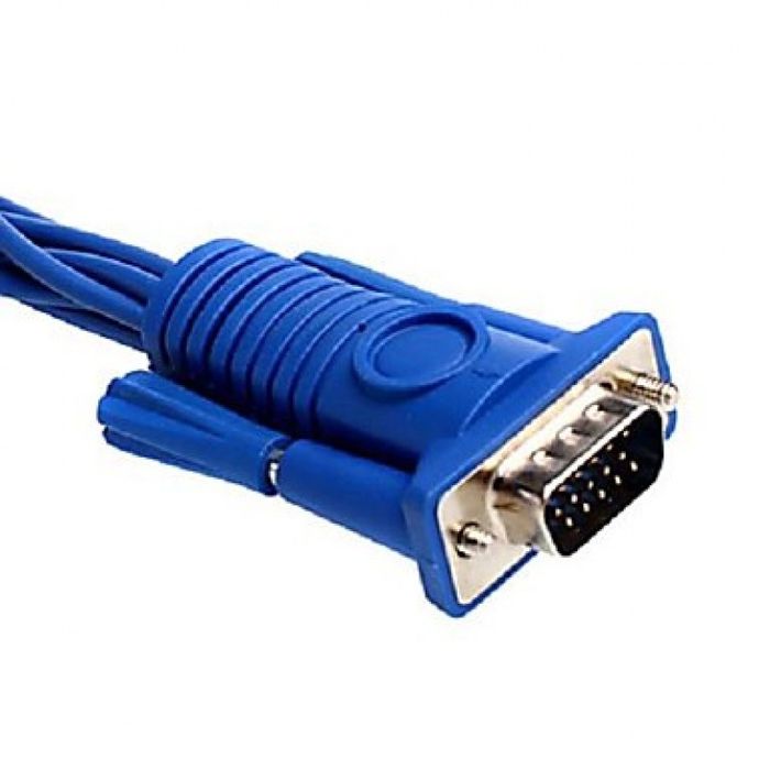 Cablu CCTV VGA 15 pini la 8 BNC