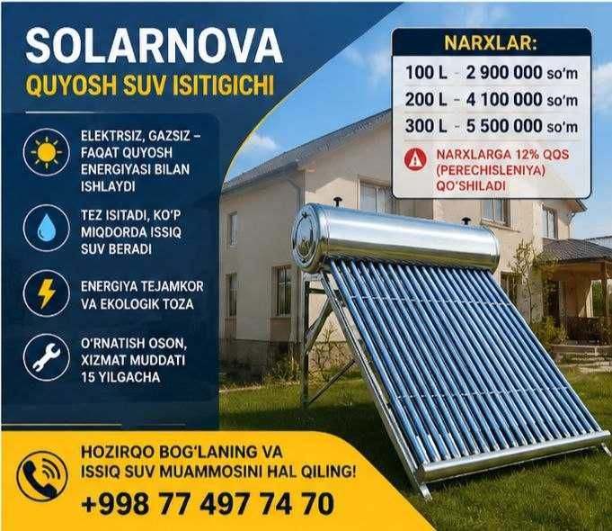 Quyosh Suv Isitgichlari 100Litr