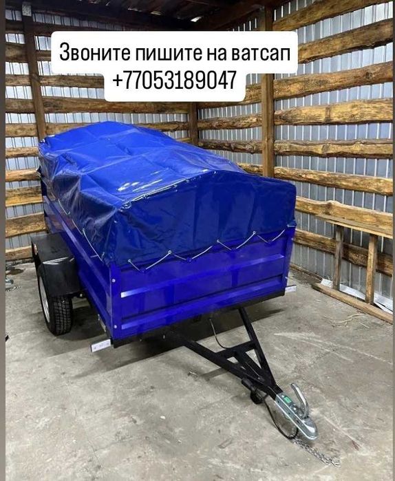 Прицепы легковые одноосный для авто Кремень + Усиленные.