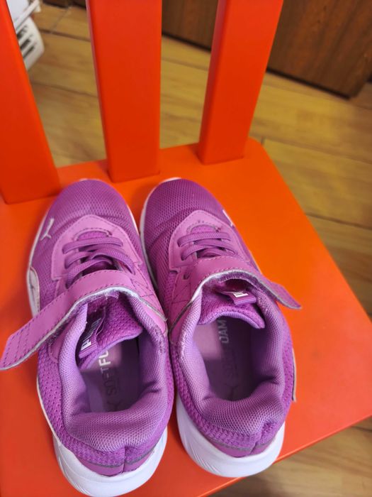 Adidași pânză, mov, Puma,32, int 20 cm