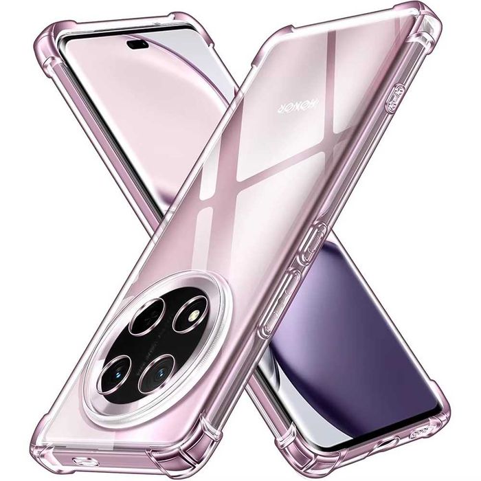 Honor Magic7 Lite - Удароустойчив Прозрачен Кейс Гръб