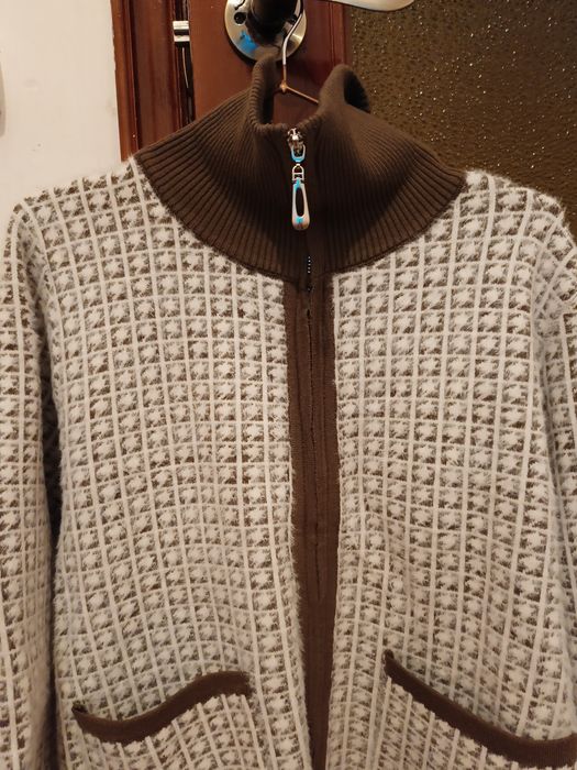 Теплый  кардиган