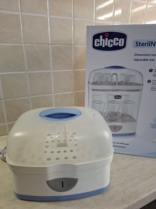 Sterilizator electric Chicco 2 în 1 cu vapori modulari