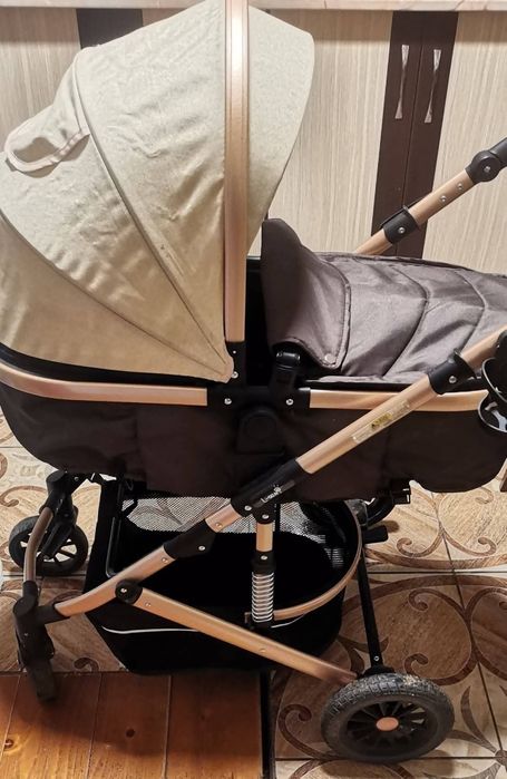 Carucior 2 în 1  cu landou și partea sport