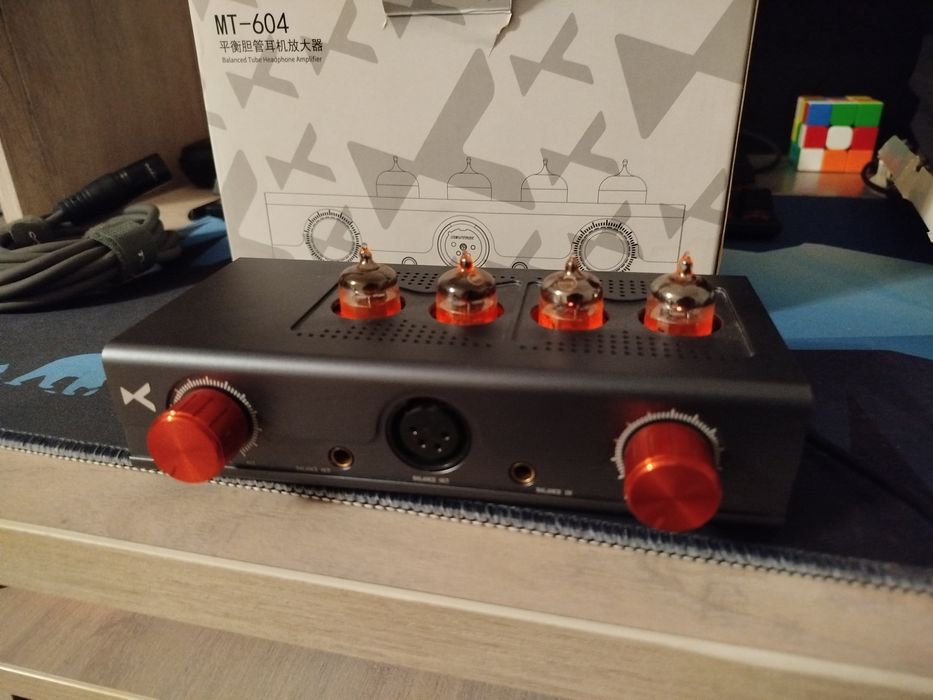 Căști, amplificator și iemi hifi Audiotechnica R-70x, SJY Horizon closed carbon, Moondrop Blessing 2, xDuoo MT-604 amplificator pe lămpi