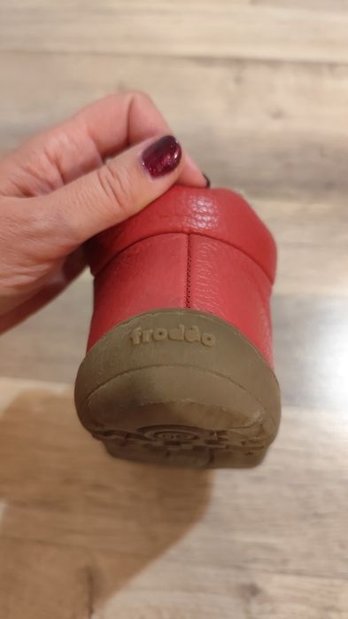 Ghete Froddo barefoot copii mărime 30 roșu