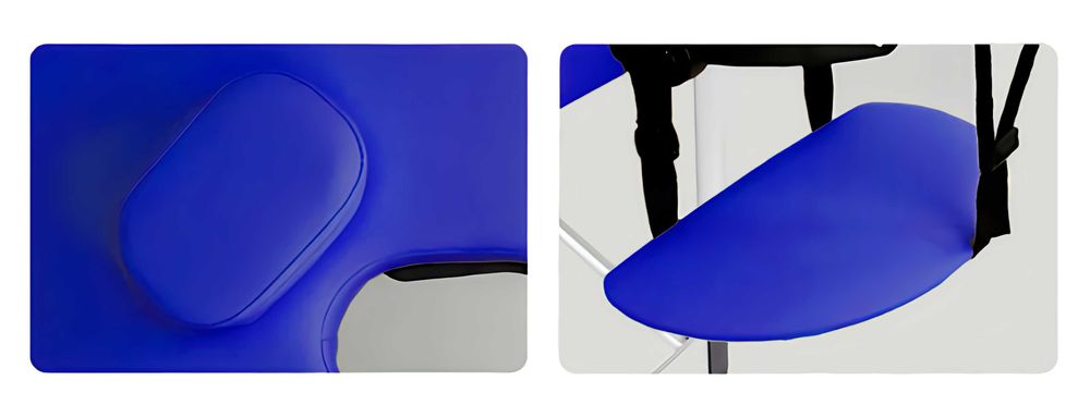 Масажна маса алуминиева Zenet ZET-1044 размер M тъмно синя