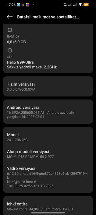 Redmi Note 14 4g