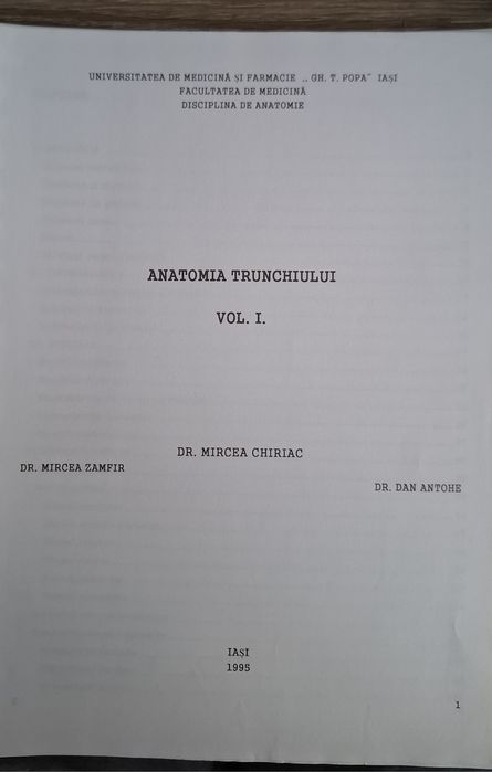 Materiale de studiu Facultatea de Medicină Ovidius