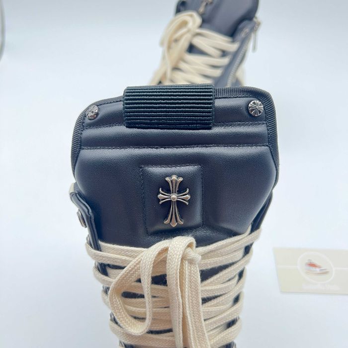 Rick Owens Geobaskets x Chrome Hearts