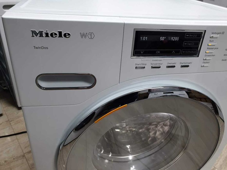 Miele W1 - TwinDos - Подсветка - Пералня Миеле 12м Гаранция