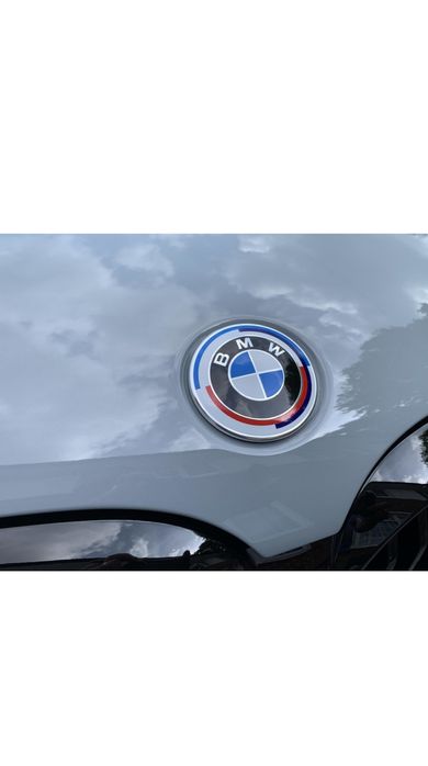 Emblema Sigla Compatibila BMW Pentru Capota/Portbagaj 74MM Editie Aniv