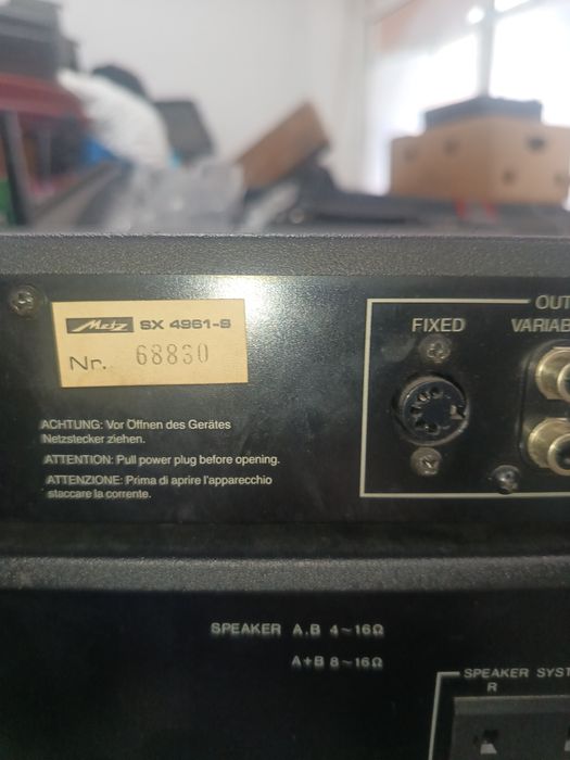 Продавам усилвател и тунер METZ,моделAX 4960-S и SX 4961-SHи