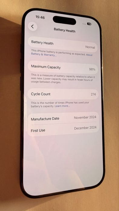 iPhone 16 Pro с гаранция 12 месеца