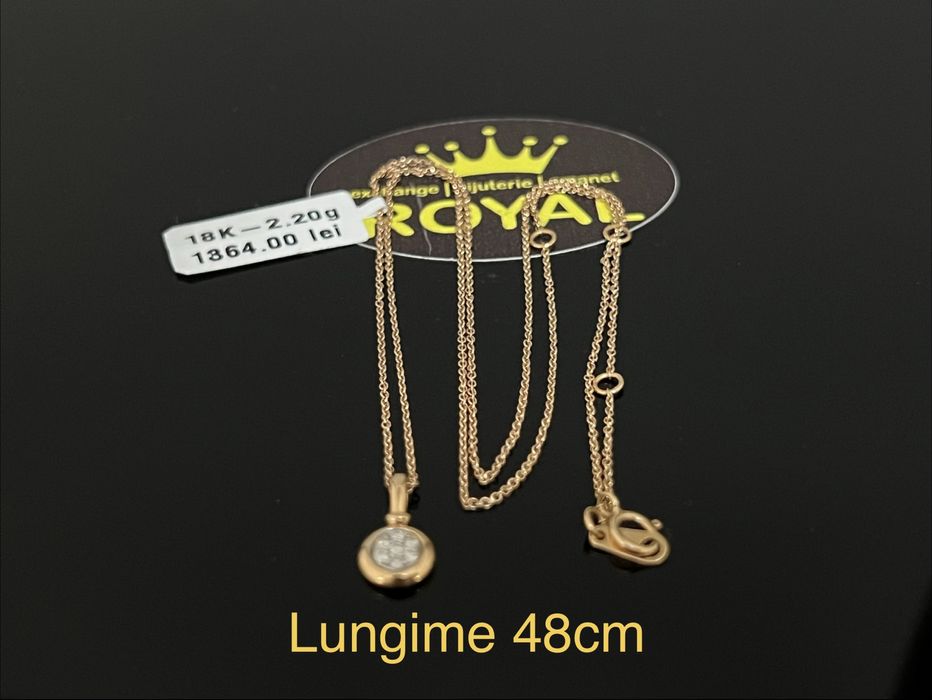 Bijuteria Royal CB : Lănțișor damă aur 18K 2,20gr