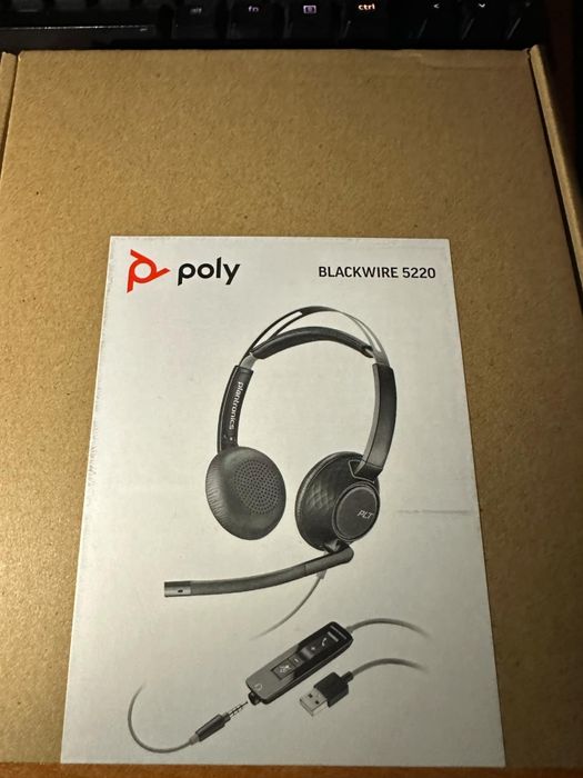 НОВО_Слушалки Poly Blackwire 5220