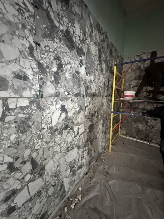 Кладка керамо гранита