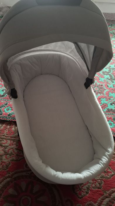 Детска комбинирана количка 3 в 1 Buba - Zaza, Cream