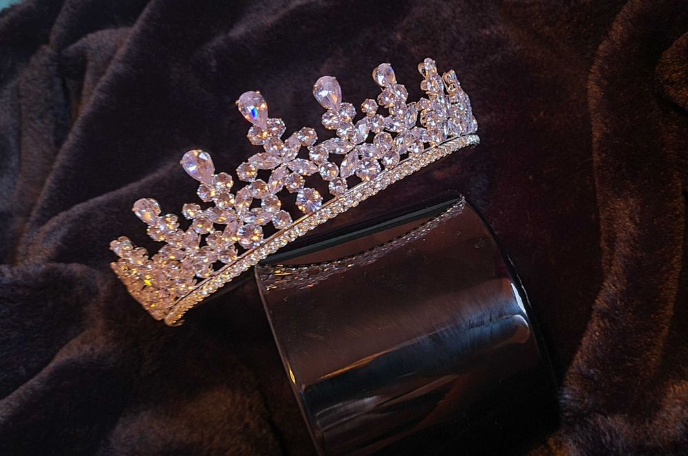 Diademă placată cu argint