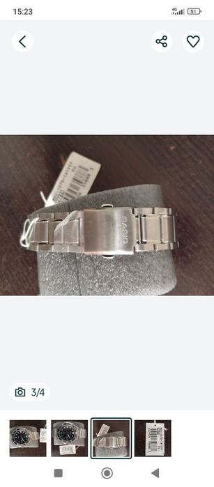 Ceas casio nou cu folia pe el