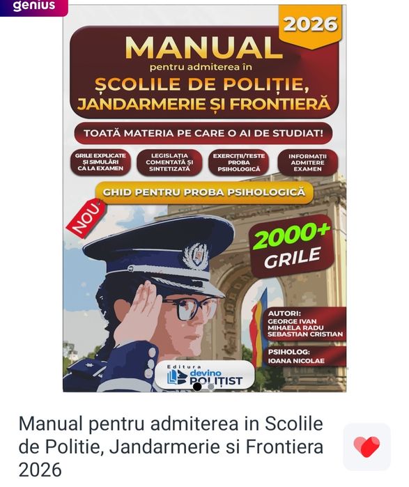 Manual pt admitere scolile postliceale noua cartea