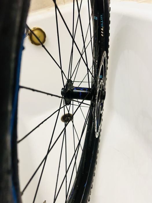 Jantă MTB 27.5 WTB + Maxxis DHF + Disc Magura 203 + Butuc Cannondale
