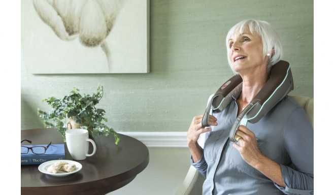 Aparat de masaj portabil cu vibratii pentru gat Homedics