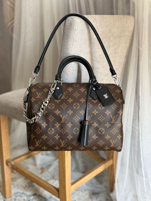 Louis Vuitton Speedy Soft 30 Dark Bag