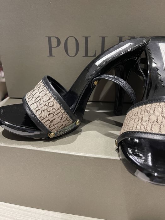 Сабо Pollini 35, / Сандали- сребристо НОВИ 49лв