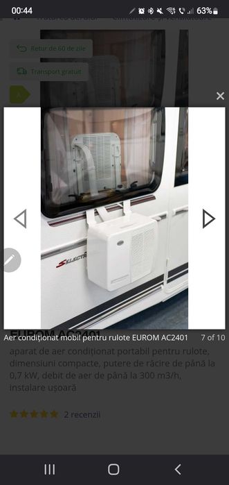 Aer condiționat Rulotă