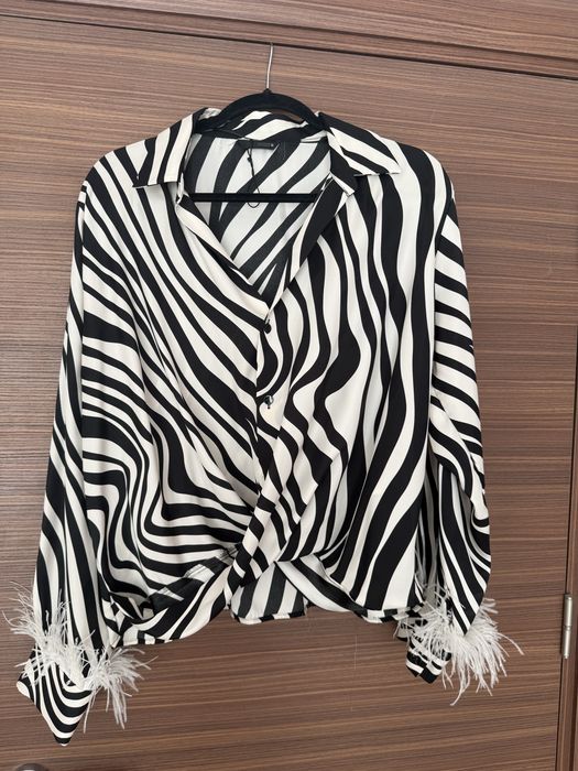 Дамска риза ZARA, зебра принт