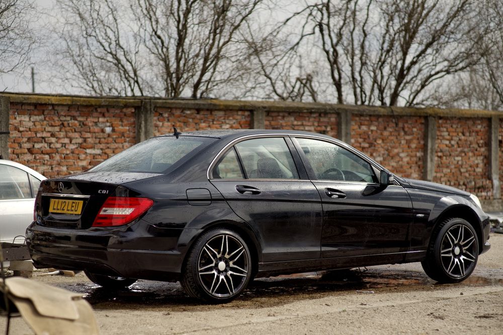Bara spate Mercedes C W204 facelift C197 negru fuzeta grup cardan