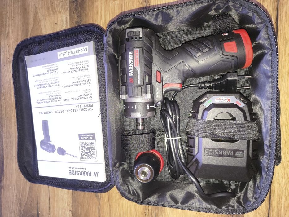 Filetanta și acumulator +incarcator 12 v Parkside Brasov • OLX.ro