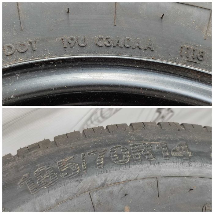 Roată de rezervă slim 5x100 185/70 R14 DOT 1118 Seat Ibiza V (KJ) (2017-2026) Cod:2Q0601027 (3D)
