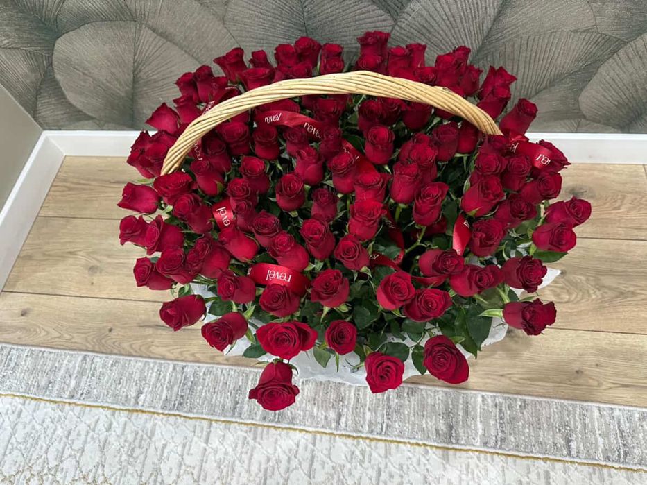 101 роза свежие