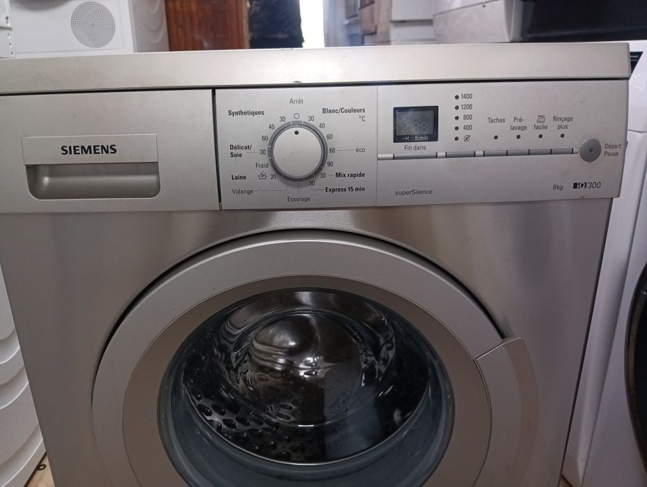 Иноксова пералня Сименс Siemens IQ 300 Made iin Germany A+++ 8кг 2 години гаранция!