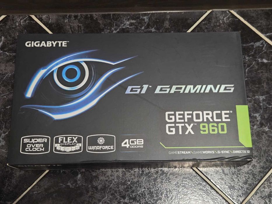Placa video Gigabyte GTX 960 4GB G1 Gaming 3X OC CA NOUA CUTIE FULL