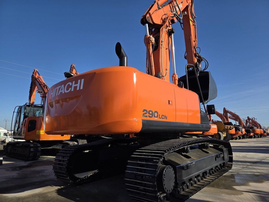 Hitachi ZX290LCN, 30 tone, 2014, 9.152h, latime 2,99m, 3 brate excavare, inst picon, inst rotire, gresare automata, Cupla rapida hidr, cupa 1,8mc, senile 80% ok, ad sapare 7m, bolt diam 90mm, 3 pompe hidr HITACHI, STARE BUNA-PROMOTIE 66.900 EUR+Tva
