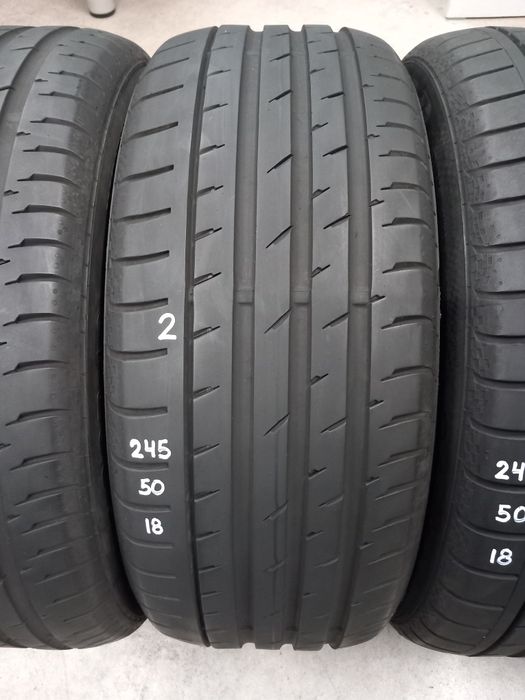 245/50/18 4бр.CONTINENTAL ContiSportContact3 SSR(RSC)Неразличи от НОВИ