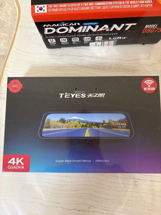 Magicar Dominant D907S и видеорегистратор Teyes Wi‑Fi 4K.