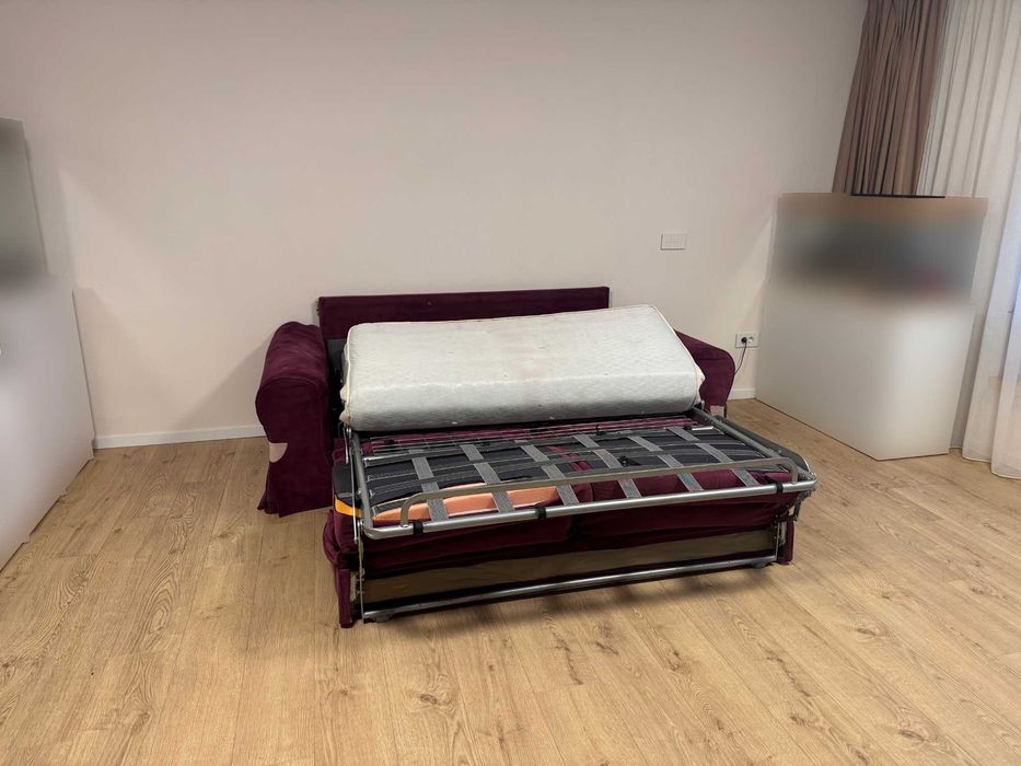 Canapea Extensibilă DIVANISSIMI – Visină Putredă (Calitate Premium)