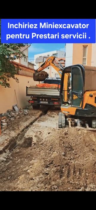 Miniexcavator inchiriez