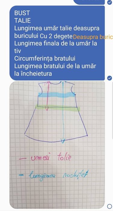 Rochiță fetita cu butusei